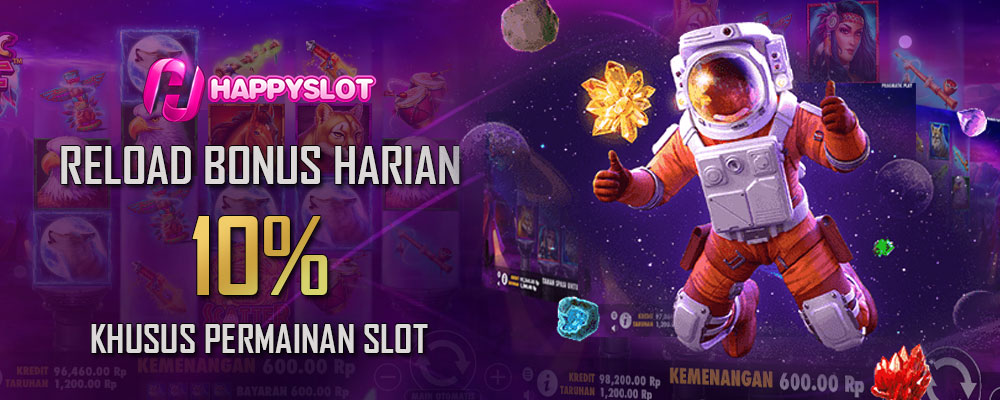 Reload Bonus Harian Slot 10%