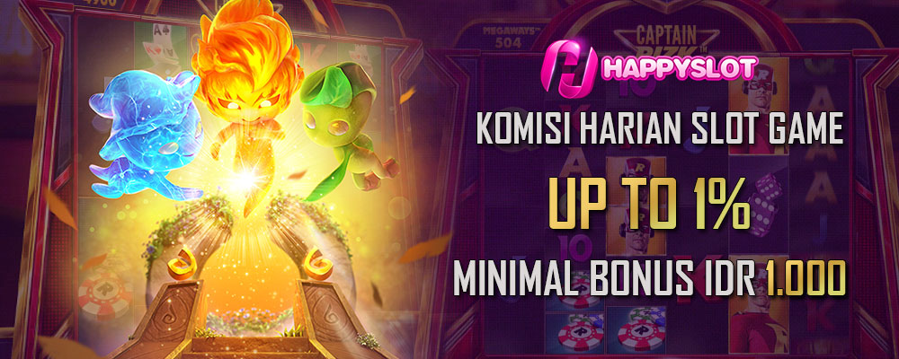 Komisi Harian Slot Game 1%